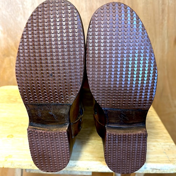 Frye women’s 16” boots w/ full back zippers size 8 new custom soles & heels - Picture 6 of 15